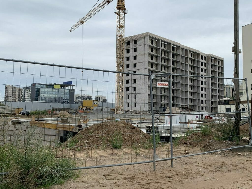 Leičių kiemas 5 etapas (Leičių g. 17) - Multi apartment - construction photos