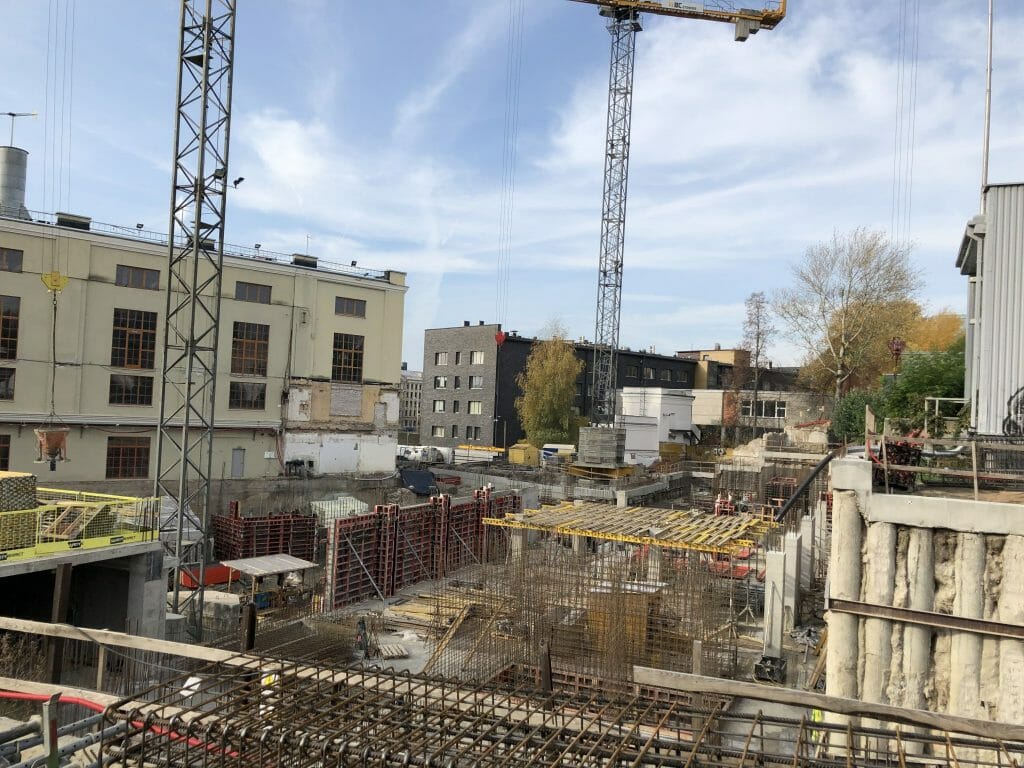 AMPÉRA (Rinktinės g. 2) - Daudzdzīvokļu nams, Biroju centrs - būvdarbu attēli