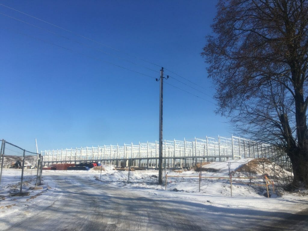 Liepkalnio industrinis parkas 4 etapas (Sodybų g. 30) - Sandėlys / Platinimo centras - statybų nuotraukos