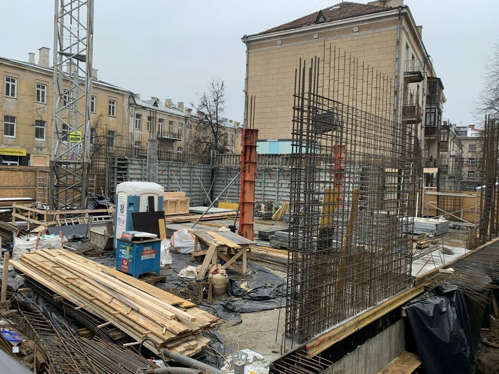 Office Boutique (Dainavos g. 7) - Office center - construction photos