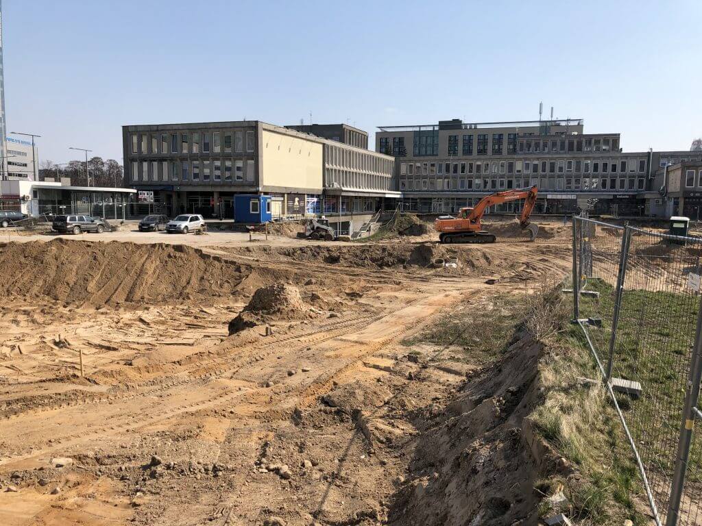 Artery (Konstitucijos pr. 18B) - Biroju centrs - būvdarbu attēli