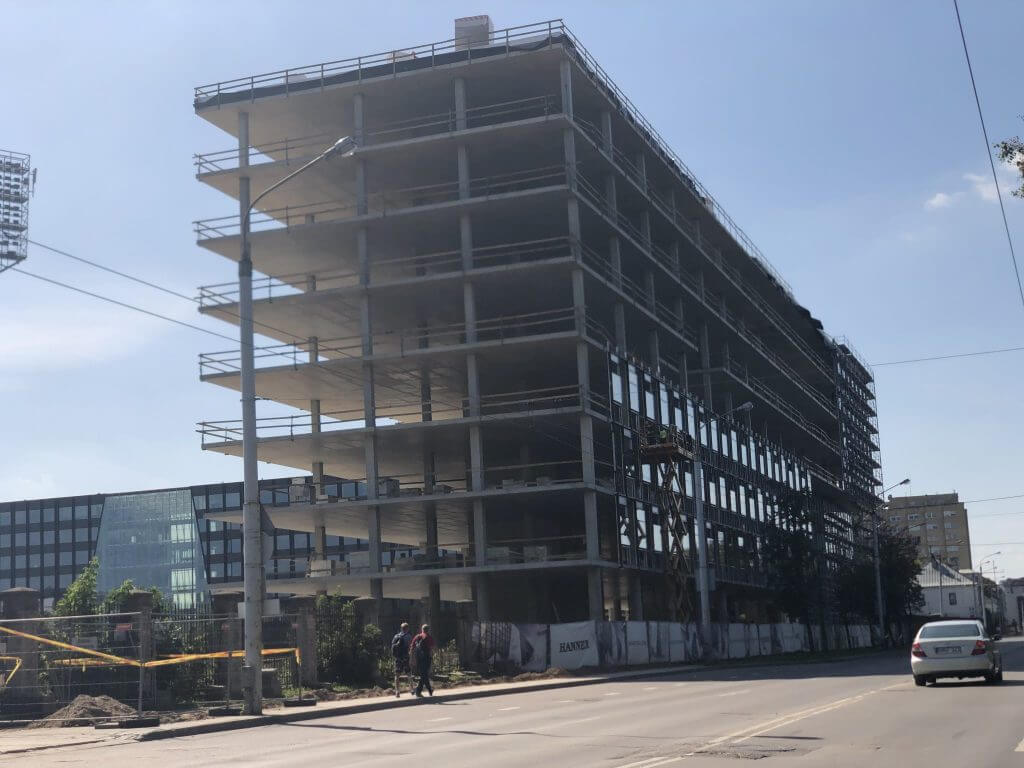Business Stadium North (Rinktinės g. 3) - Verslo centras - statybų nuotraukos