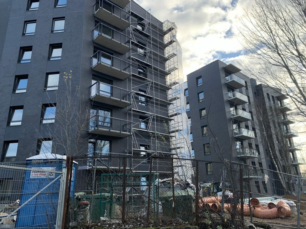 Paparčių namai 2 etapas (Utenos g. 41A) - Daugiabutis - statybų nuotraukos