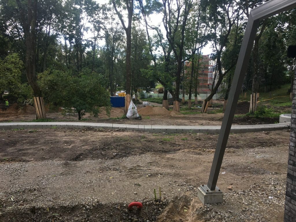 Reformatų parkas (Pylimo g.) - Parkas - statybų nuotraukos