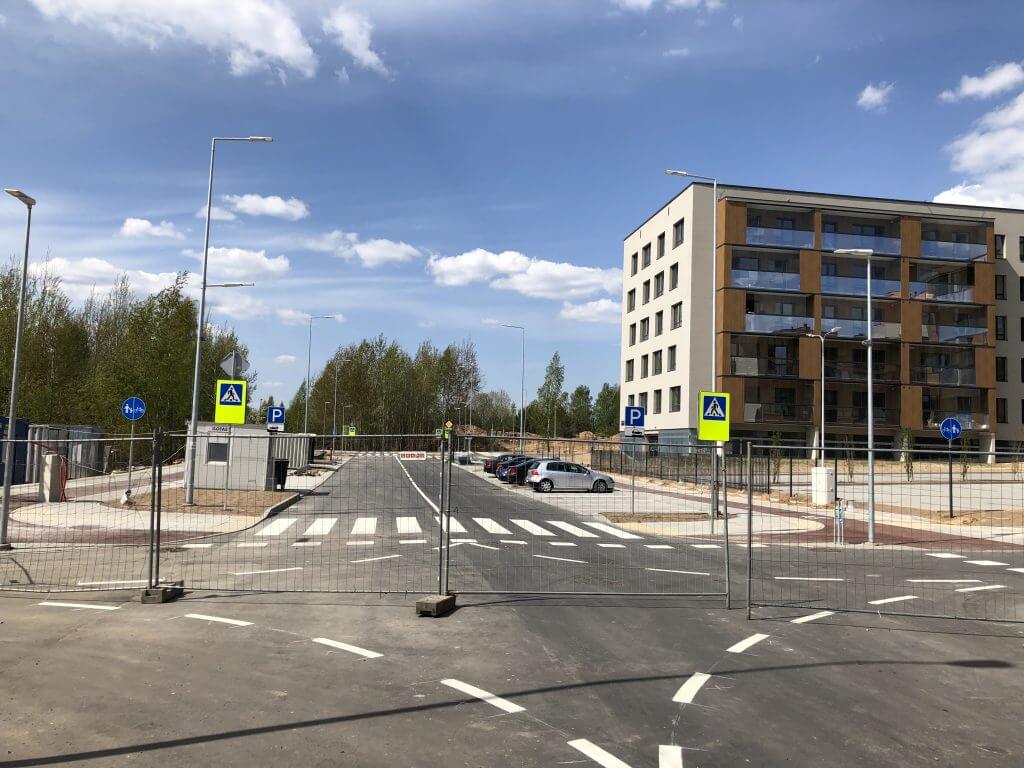 Martyno namai (M. Mažvydo g.) - Multi apartment - construction photos