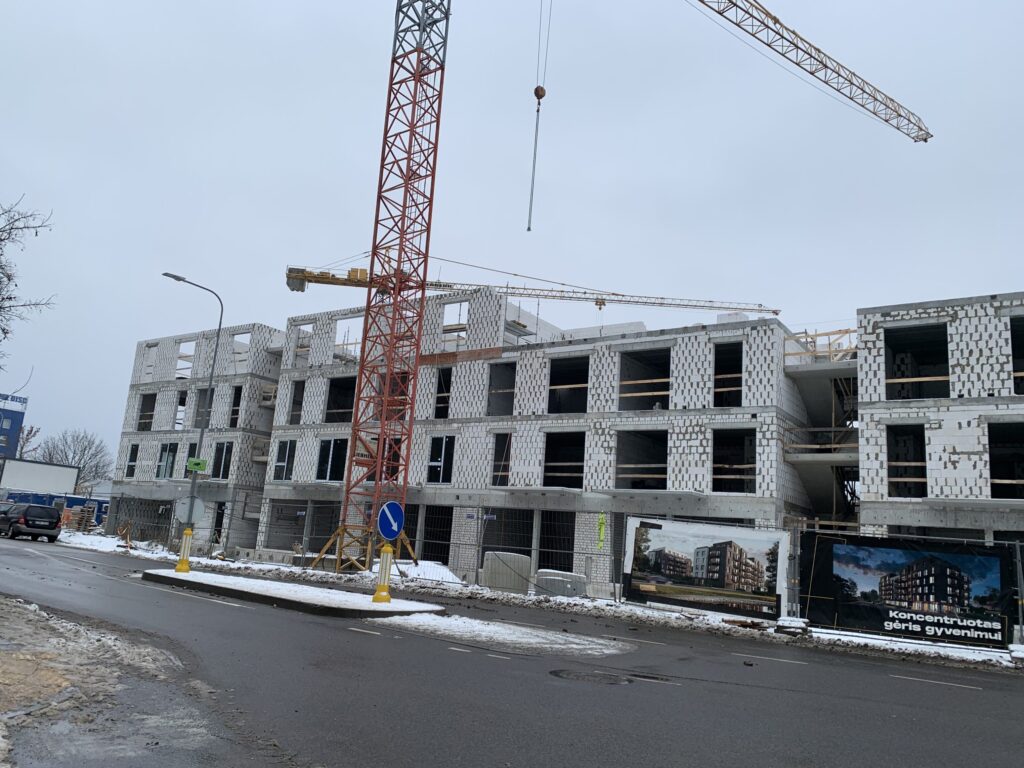 LINK TEN (Linkmenų g. 19) - Multi apartment - construction photos