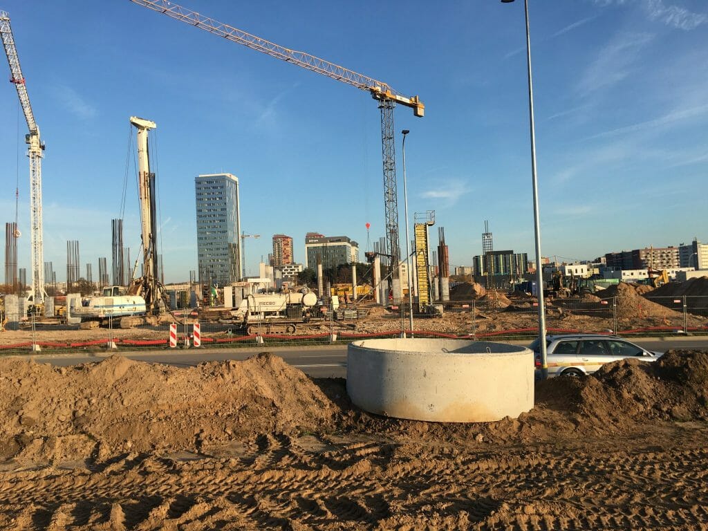 Vilnius OUTLET (Vytauto Pociūno g. 8) - Shopping center - construction photos