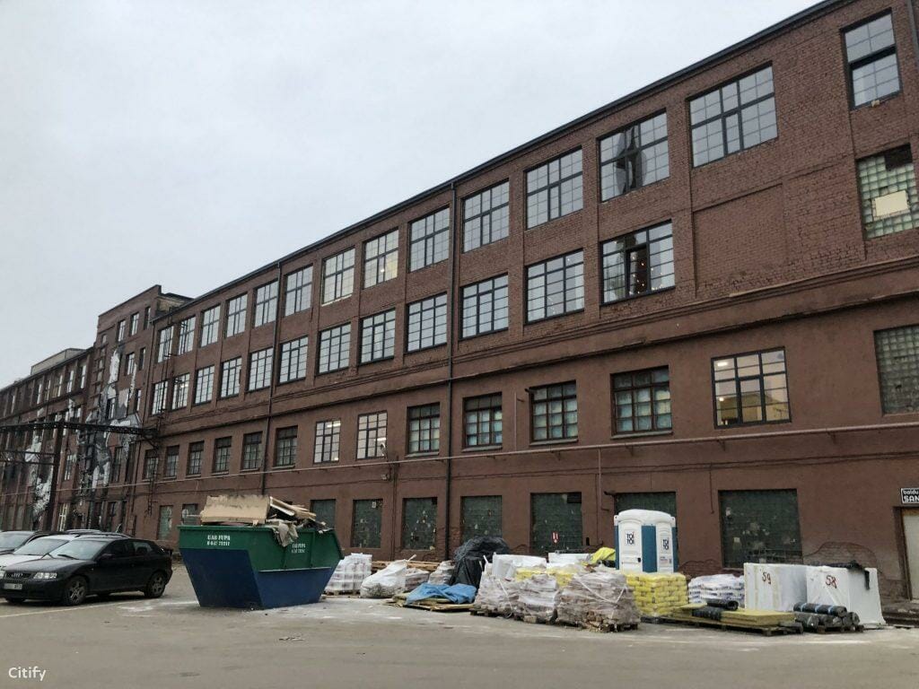 Drobės fabrikas (Drobės g. 62) - Office center - construction photos