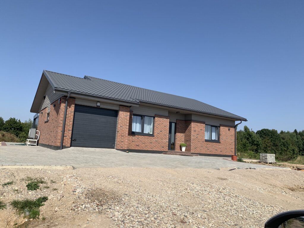 Saulės kalvos (Akacijų g. 1, 2, 3, 4, 5, 6, 7, 8, 9, 10, 11, 12, 13, 14, 15, 16, 17, 18, 19, 20, 21, Jazminų g. 1, 3, 5, 7, 9, 11, 13, 15, 17) - Private house community - construction photos