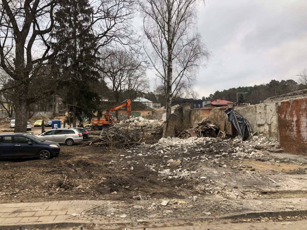 Sapiegų rūmai (L. Sapiegos g. 13) - Cultural center - construction photos