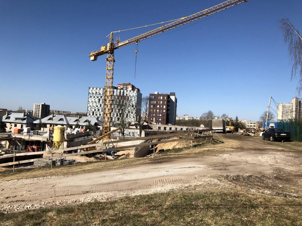 Kavoliuko 14 (A. P. Kavoliuko g. 14) - Multi apartment - construction photos