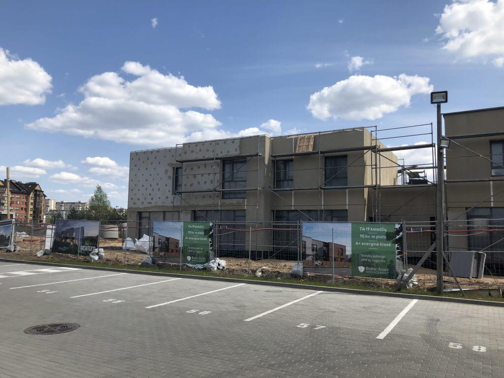 "Architekto" (Bitėnų g. 3F) - Row housing - construction photos