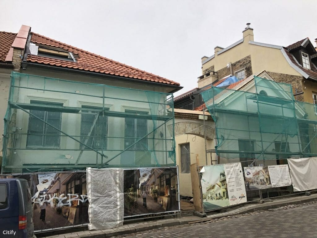 Užupio Mekas (Užupio g. 24) - Multi apartment, Non-food store - construction photos