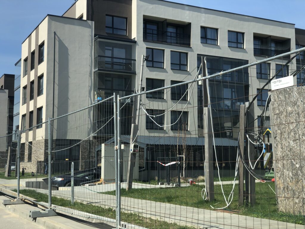 Bitėnų oazė 1-2 etapai (Bitėnų g. 3D, 1B) - Multi apartment - construction photos