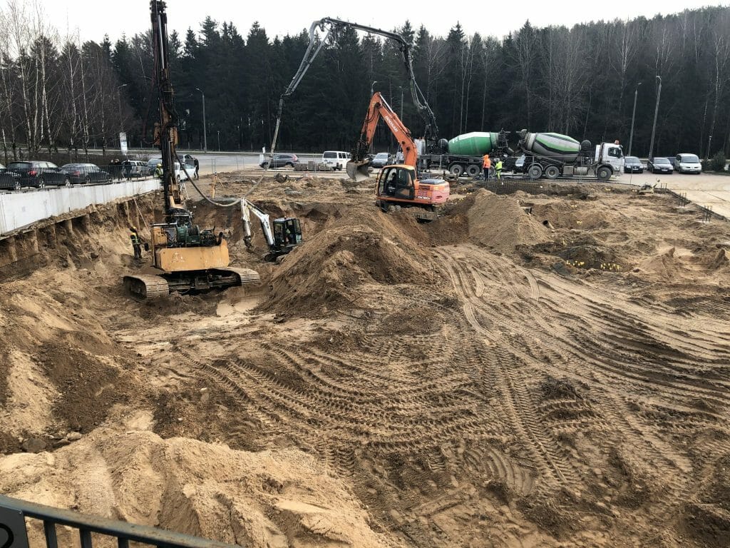 Ateities Trio verslo centras (Ateities g. 29) - Office center - construction photos