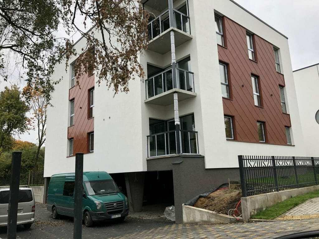 Panoramos trio (Amerikos Lietuvių g. 21) - Multi apartment - construction photos