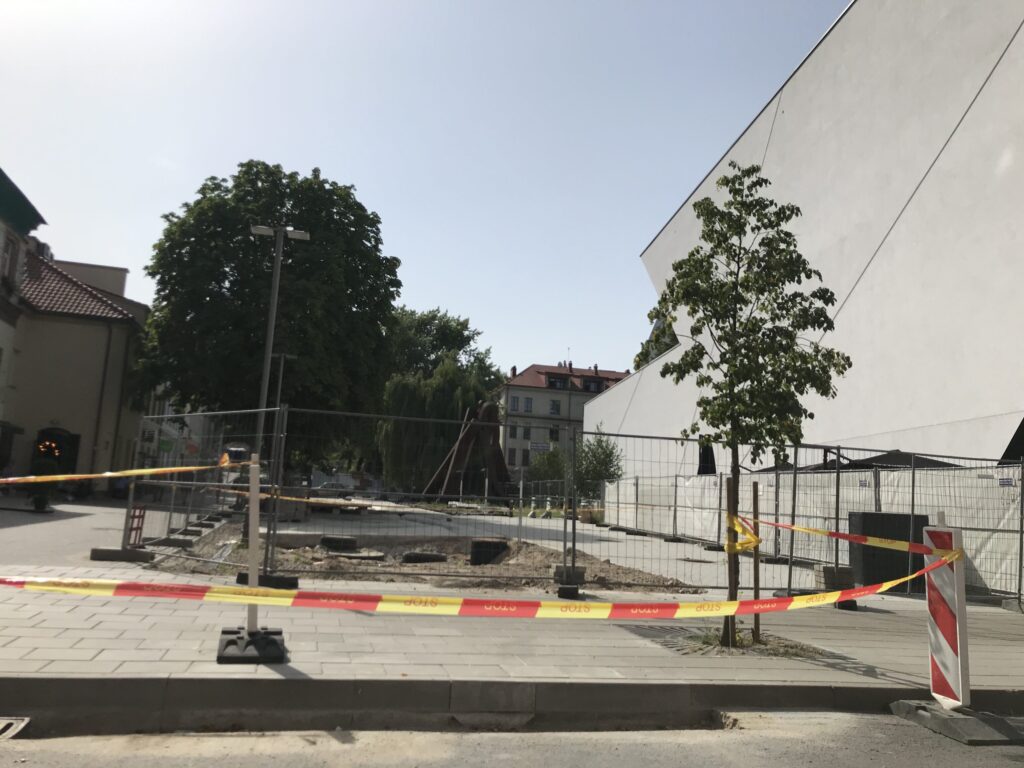 Vingrių šaltinių skveras (Vingrių g.) - Square - construction photos