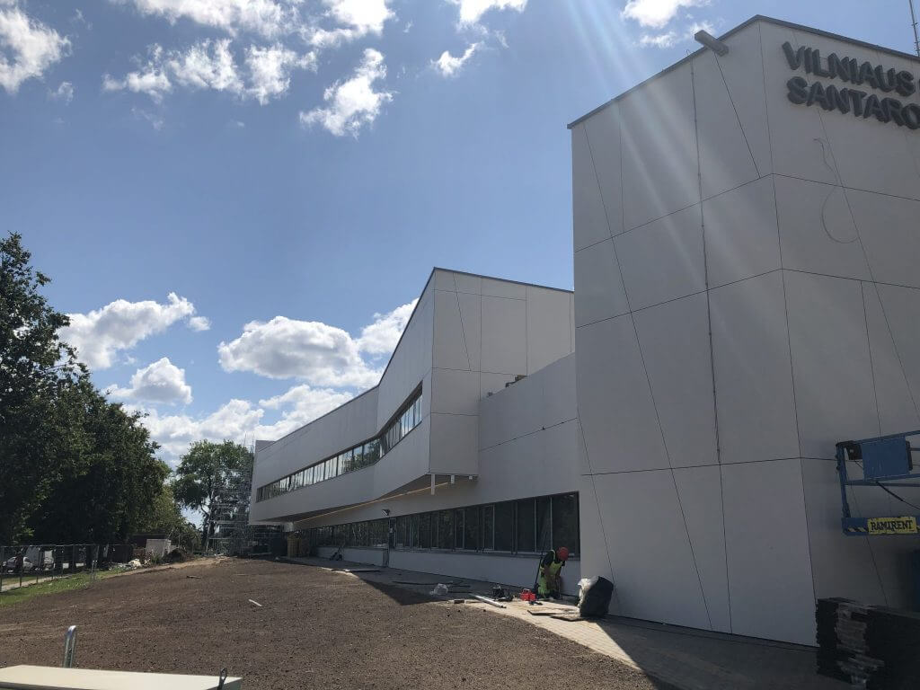 VUL Santariškių klinikų tuberkuliozės ir infekcinių ligų ligoninė (Santariškių g. 14) - Hospital - construction photos