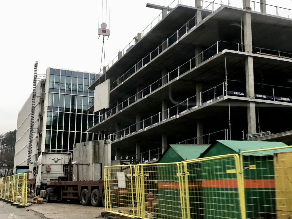 CORE (Ukmergės g. 126) - Office center - construction photos