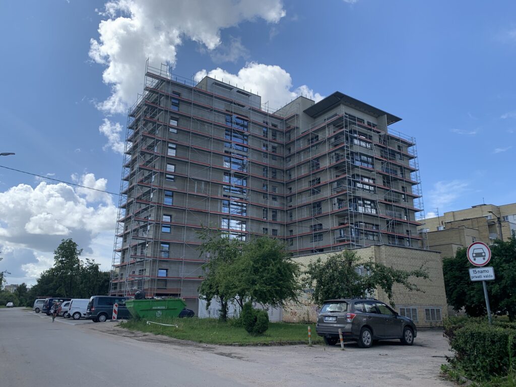 Du žaibai (Žaibo g. 14A) - Multi apartment - construction photos