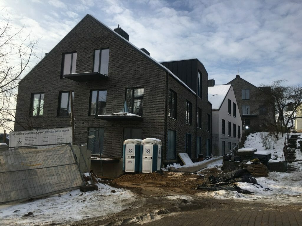 Andrum renesansas (Kreivasis skg. 4) - Multi apartment - construction photos