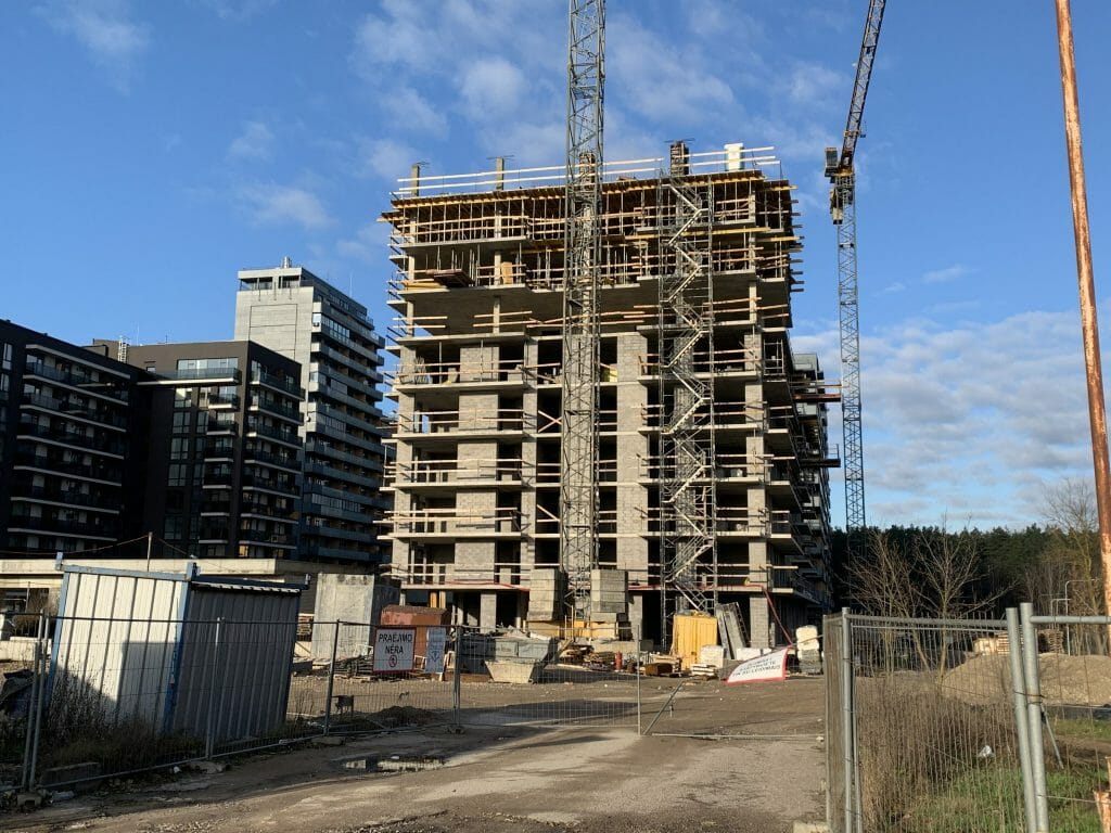 Trinapolio namai 2 etapas (Trinapolio g. 3) - Multi apartment - construction photos