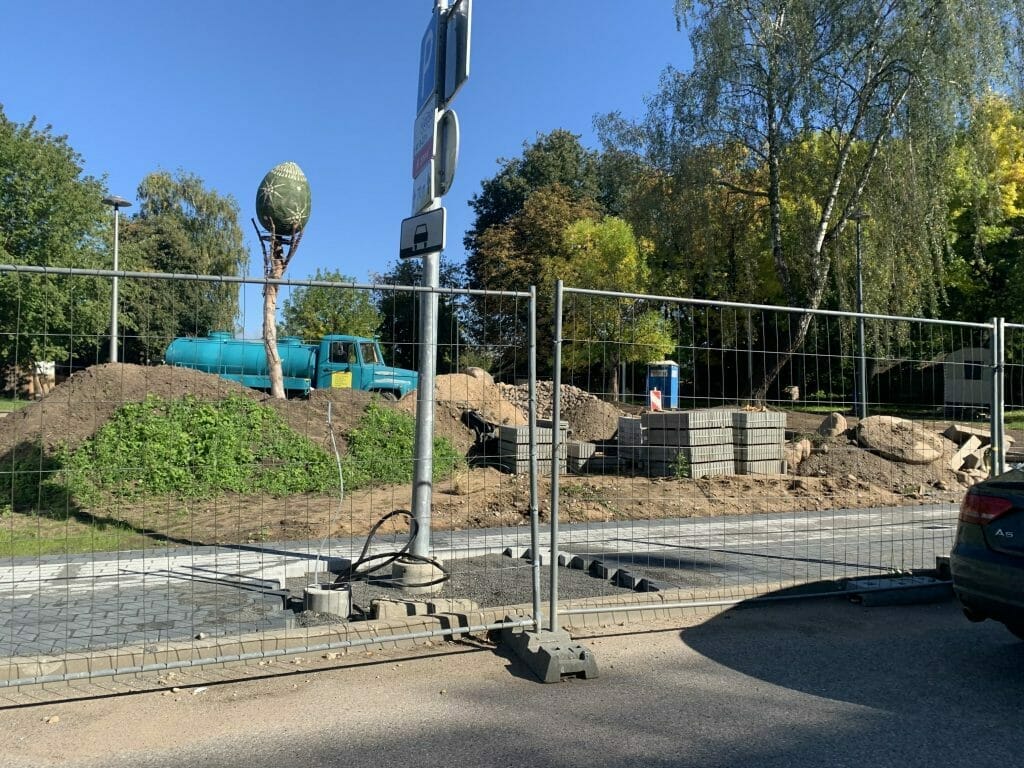 Drakono pieva (Giedraičių-Krokuvos g. skveras) (Krokuvos g.) - Square - construction photos