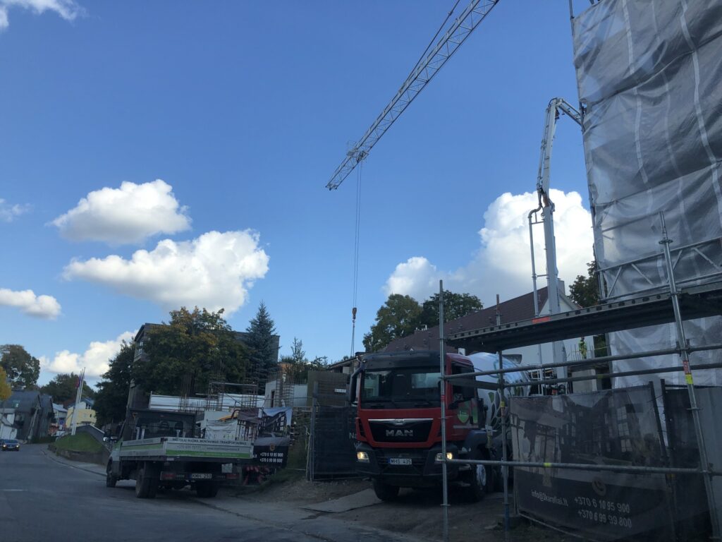 Trys karaliai (Polocko g. 25, 31) - Multi apartment - construction photos