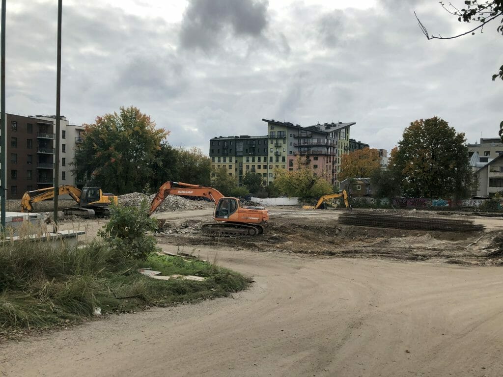 Žvėryno City (Paribio g. 12) - Multi apartment - construction photos