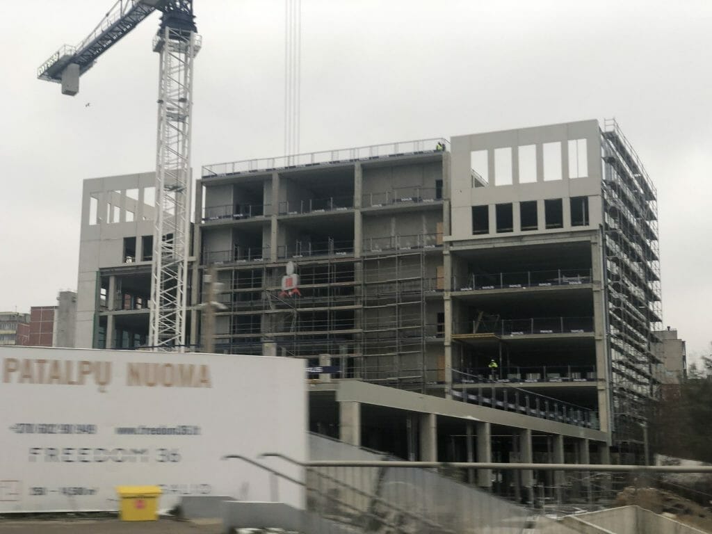 Freedom 36 (Laisvės pr. 36) - Office center - construction photos