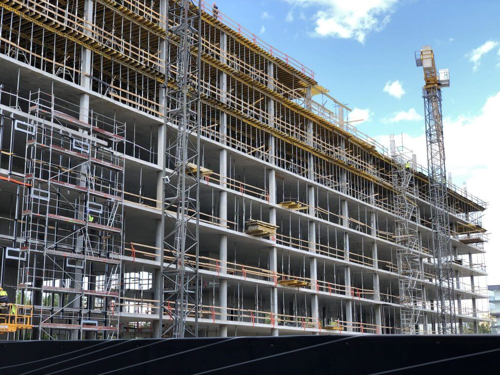 Business Stadium North (Rinktinės g. 3) - Verslo centras - statybų nuotraukos