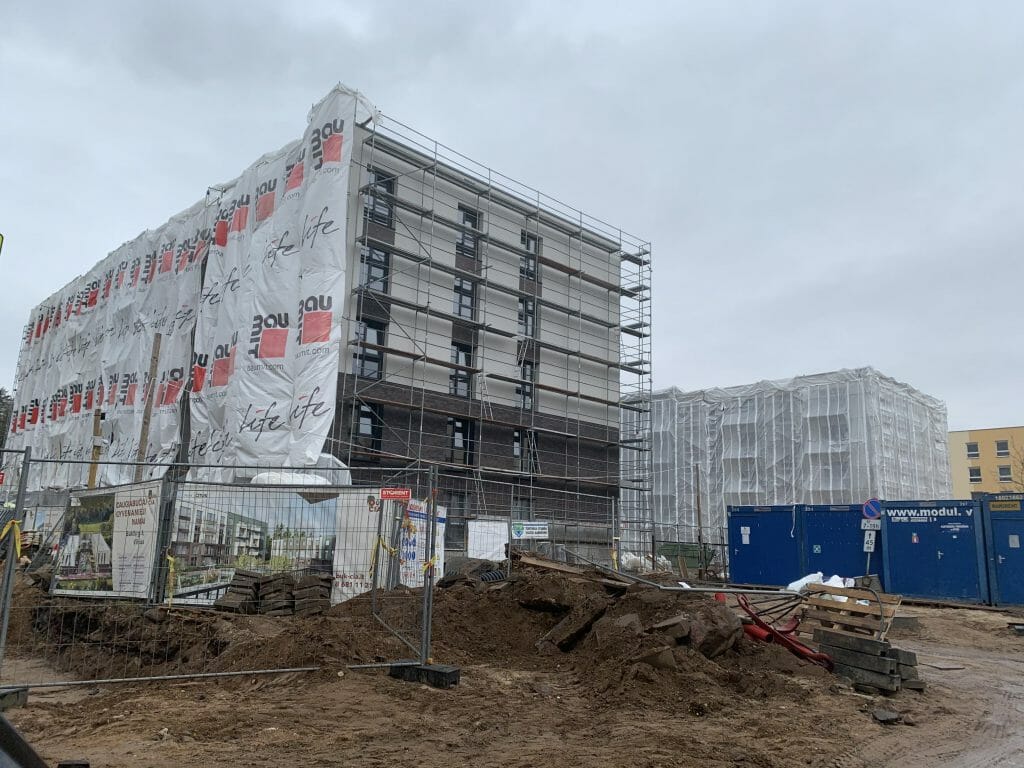 Būk čia (Bukčių g. 6) - Multi apartment - construction photos