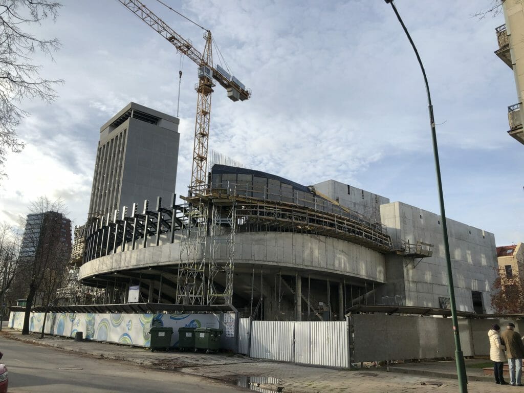 Klaipėdos muzikinis teatras (Danės g. 19) - Cultural center - construction photos