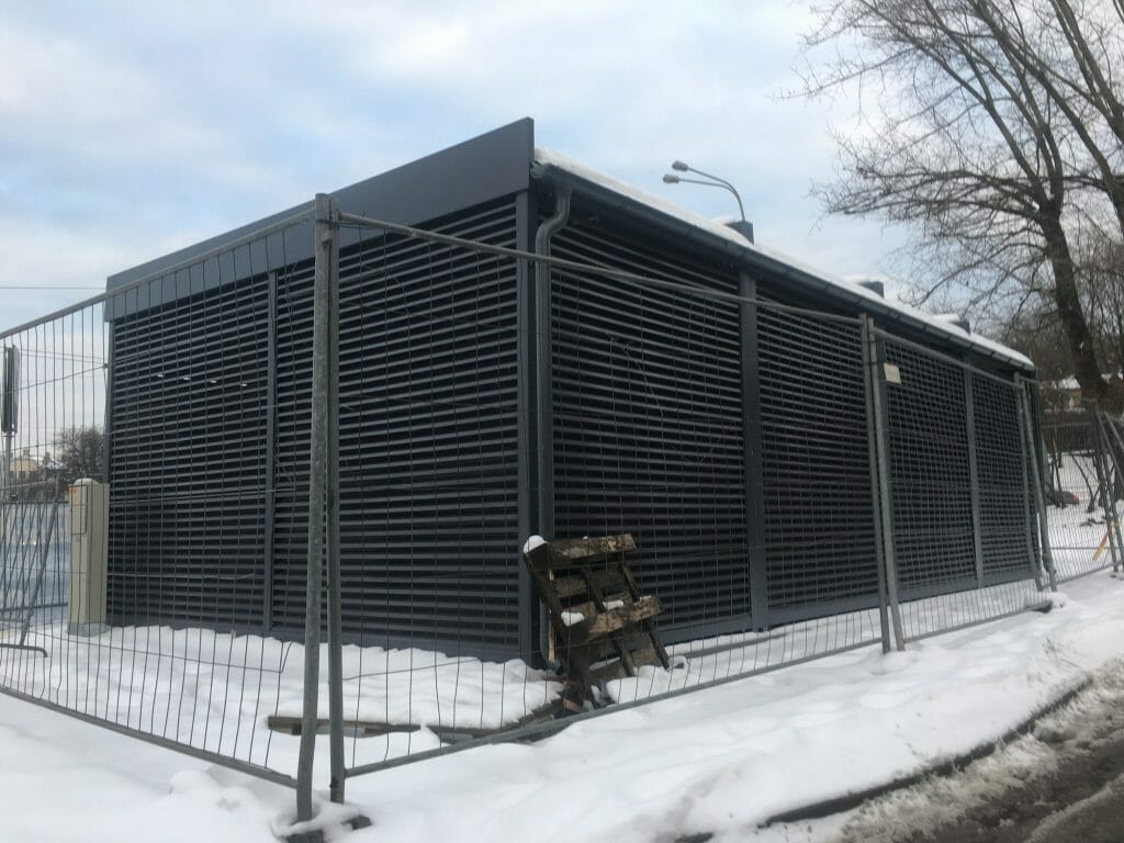 Olandų žiedo dviračių saugojimo paviljonas (T. Kosciuškos g.) - Other commute - construction photos