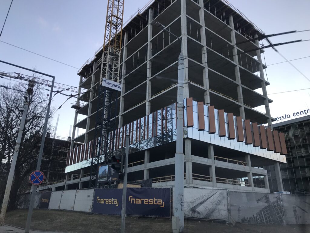 S28 (Savanorių pr. 28) - Office center - construction photos