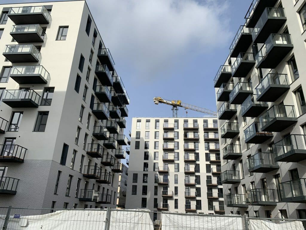 Centro rezidencija 3 etapas (Rinktinės g. 3) - Daugiabutis - statybų nuotraukos