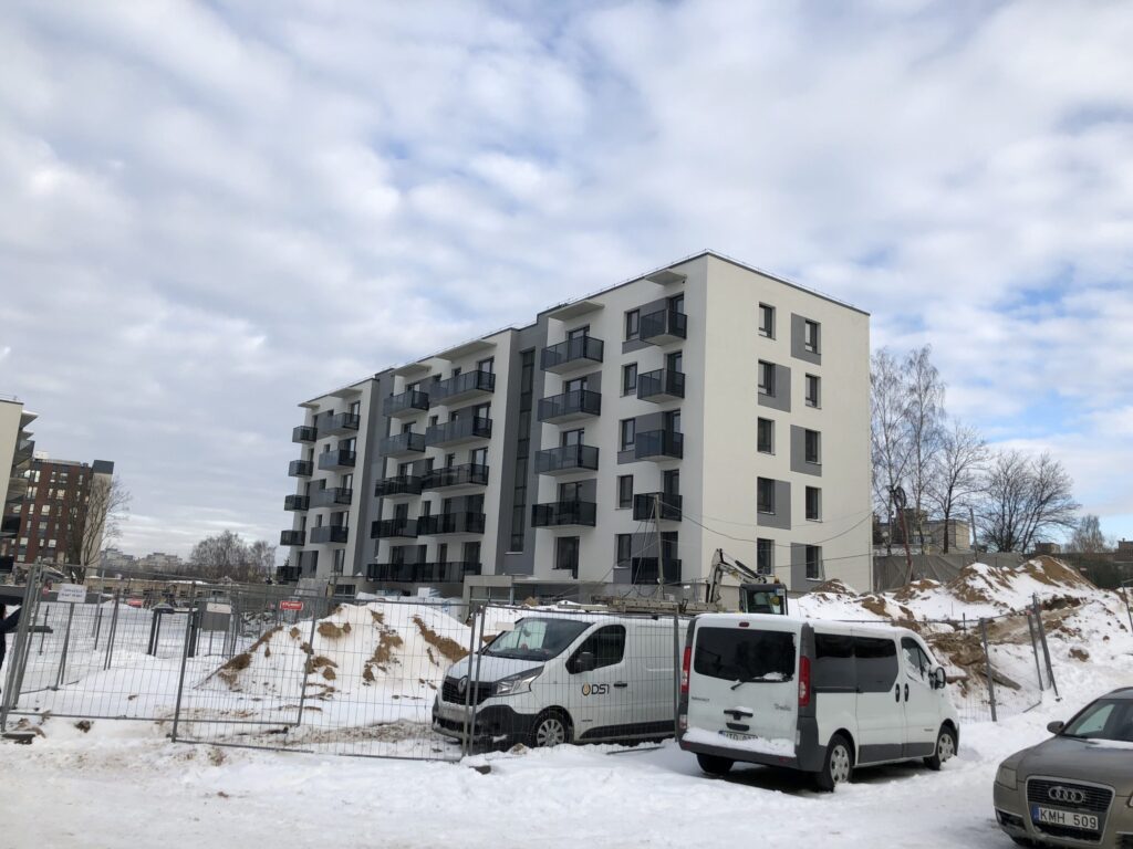 Kavoliuko 14 (A. P. Kavoliuko g. 14) - Multi apartment - construction photos