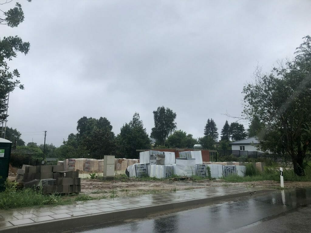 Rokantiškių namai (Rokantiškių g. 4E) - Row housing - construction photos