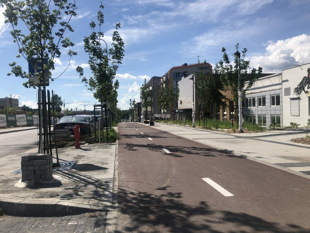 Manufaktūrų g. (Manufaktūrų g.) - Bike path, Street - construction photos