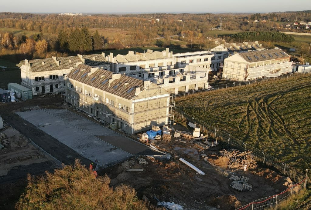 Naujoji Anglija 2.0 (Juodasis kel. 79N) - Row housing - construction photos