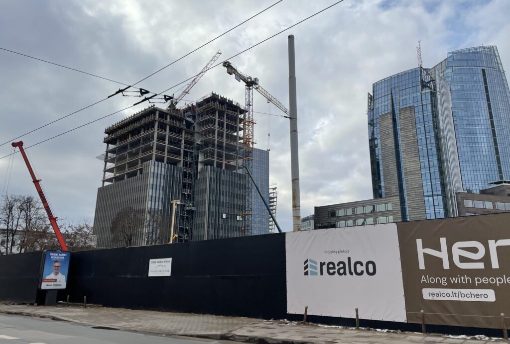 FLOW (Lvovo g. 21A) - Office center - construction photos