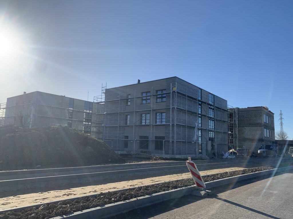 Ąžuolų alėja Paupiuose | 1 etapas (Klemiškės g. 18) - Multi apartment - construction photos