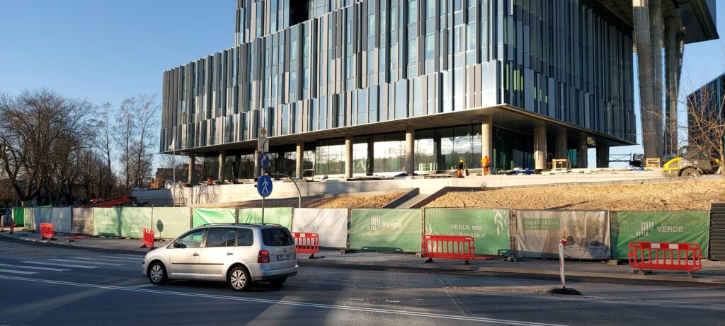 Verde 1. kārta - "A","B" ēkas (Roberta Hirša iela 1) - Office center - construction photos