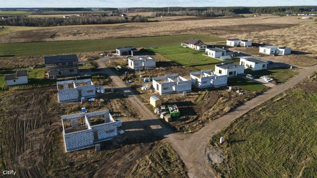 Pakrantės namai (Žygimantų g., Pakrantės g., Paklnės g.) - Private house community - construction photos