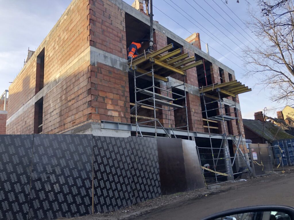 Sodų vilos (Sodų g. 48) - Multi apartment - construction photos