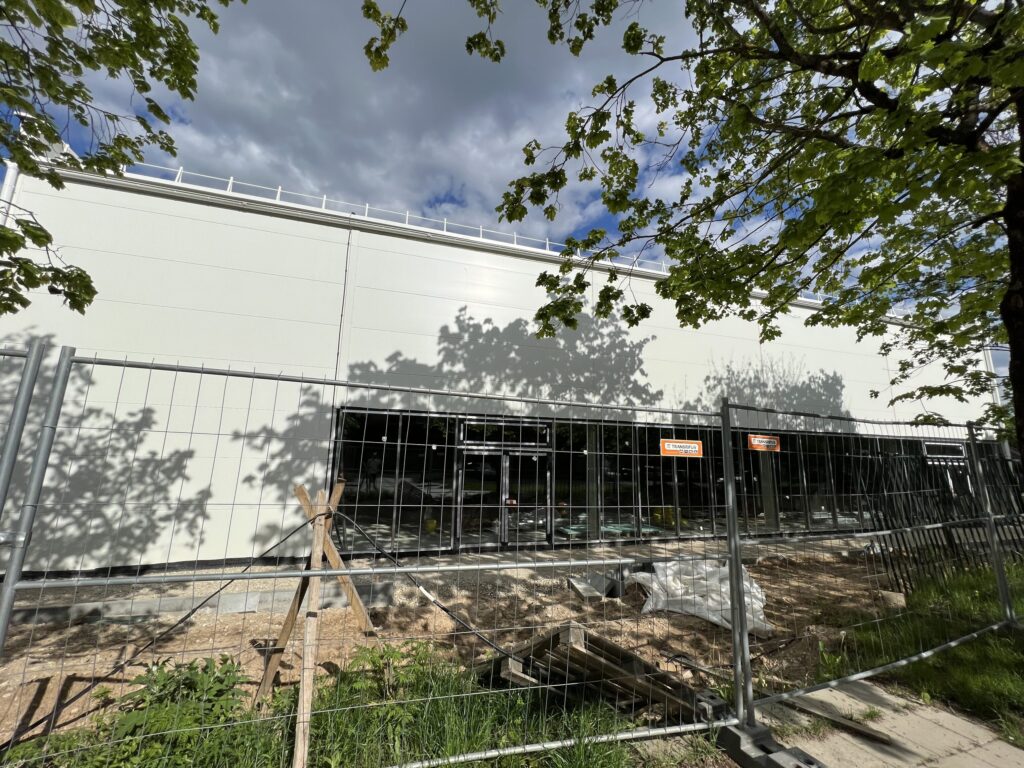 Vilijos darželio sporto salė (Taikos g. 15) - Sports arena - construction photos