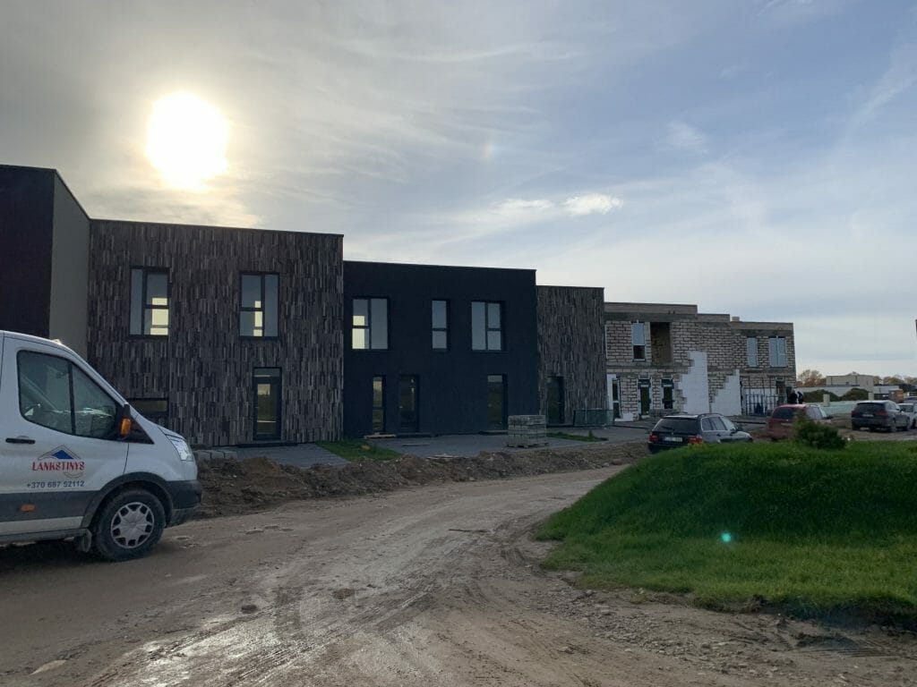 STALUPĖNAI (Stalupėnų g. 2, 4, 6, 6A, 8, 10, 12, 14, 16, 18, 20, 22, 24) - Row housing - construction photos