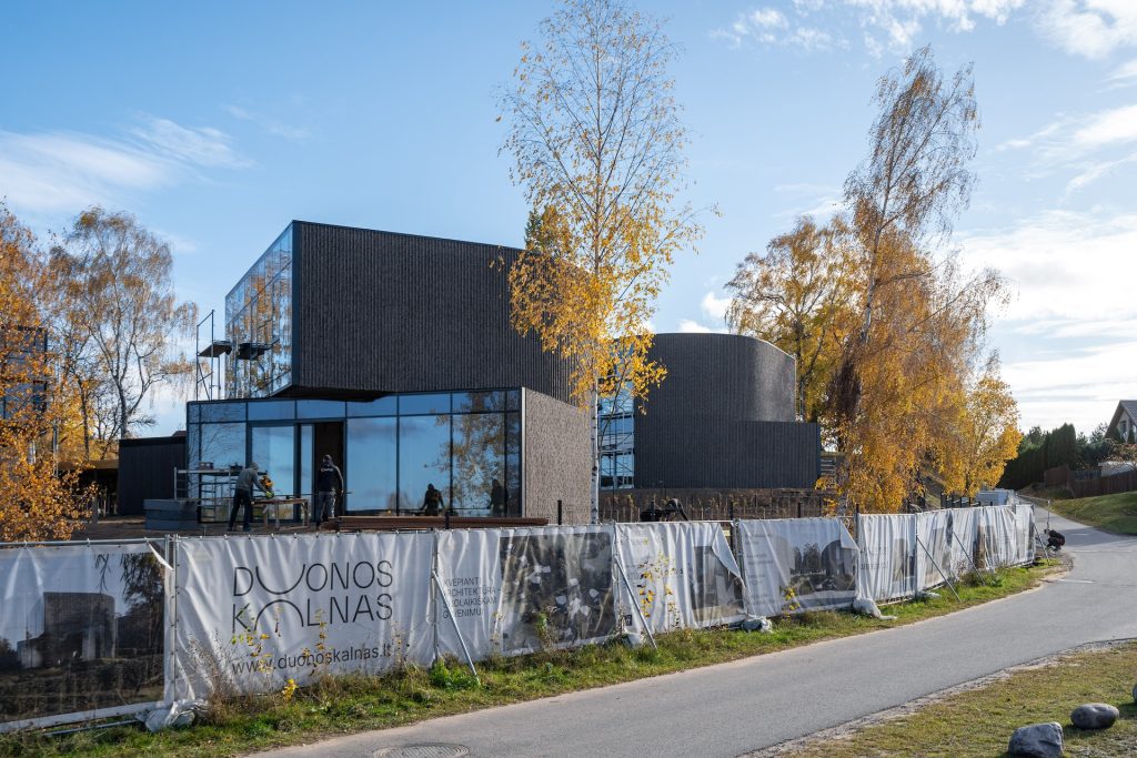 Duonos kalnas 1 etapas (Duonos Kalno g. 20, 22, 24, 26) - Private house community - construction photos