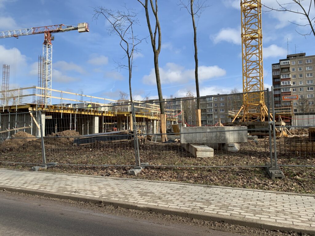 O5 NAMAI (Žeimenos g. 82) - Multi apartment - construction photos