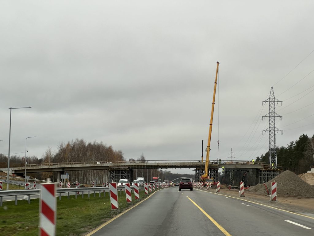 Skirtingų lygių sankryžos ties Ašigalio g. (Ašigalio g., Briedžių tak.) - Road - construction photos